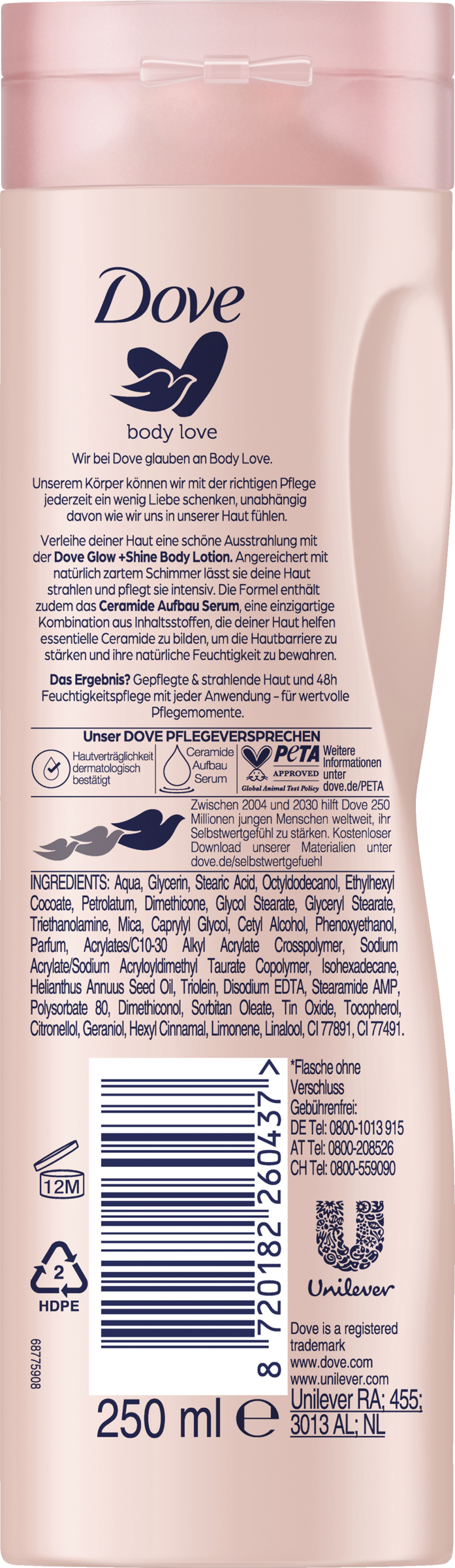 Dove body love Glow & Shine Body Lotion online kaufen rossmann.de