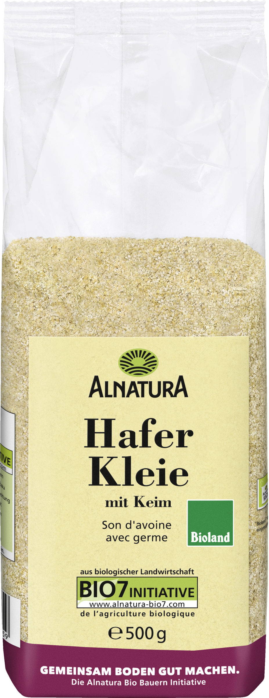 Alnatura Bio Haferkleie mit Keim Bioland