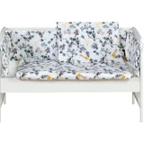 Schardt Beistellbett Micky weiß lackiert, Jungle