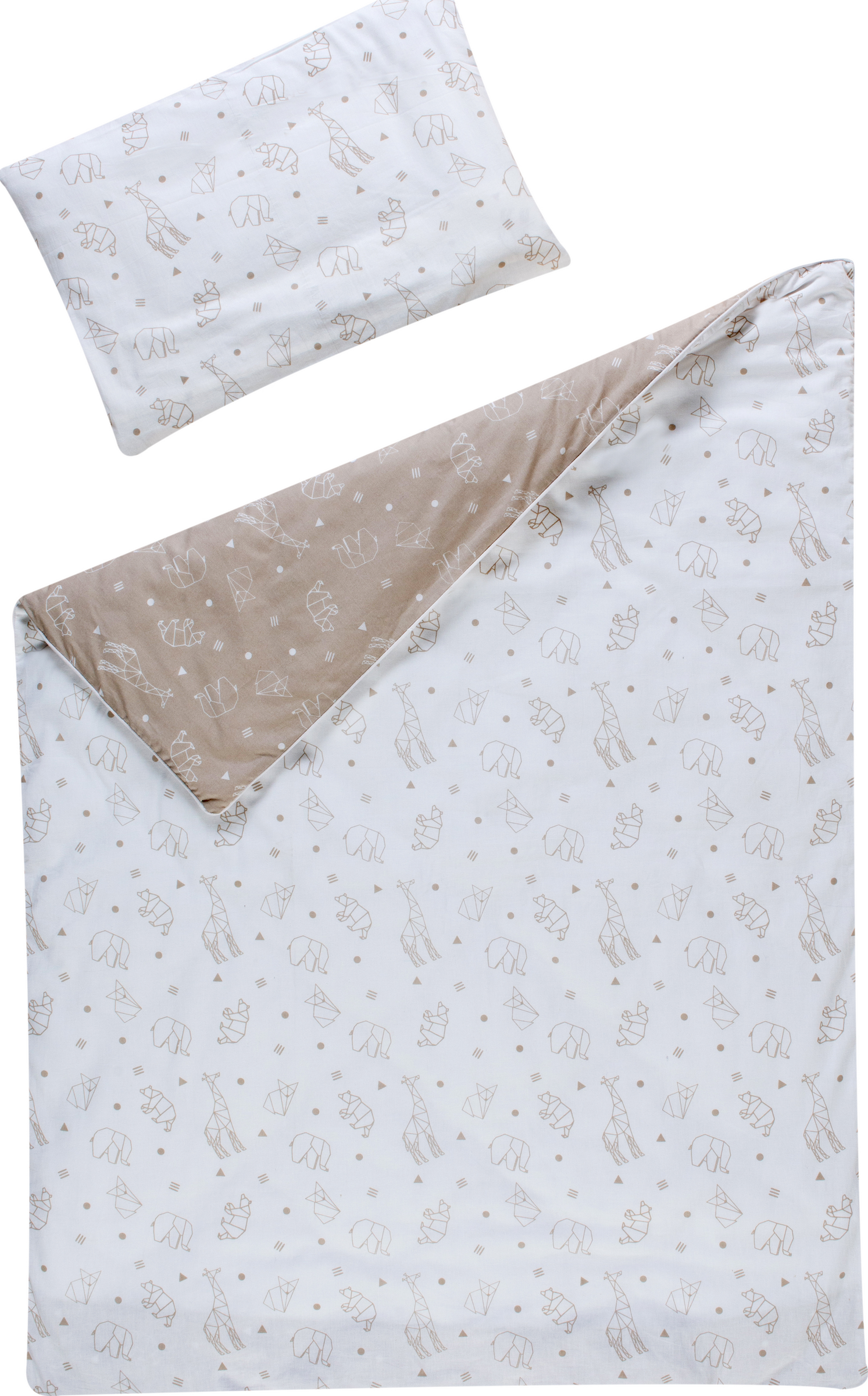 Schardt 4-teilig Bett-Set Origami Beige