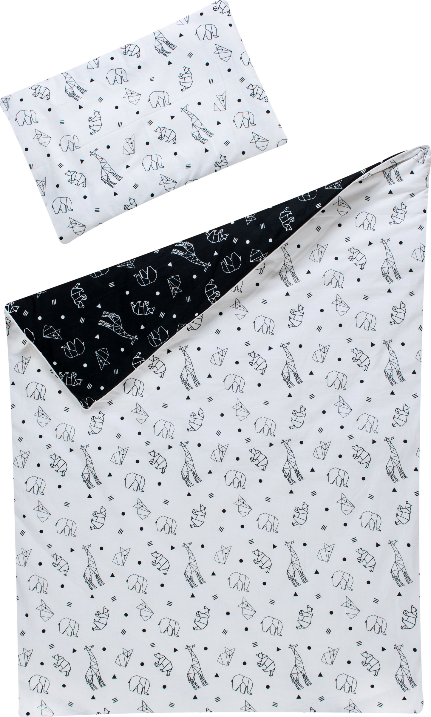 Schardt 4-teilig Bett-Set Origami Black