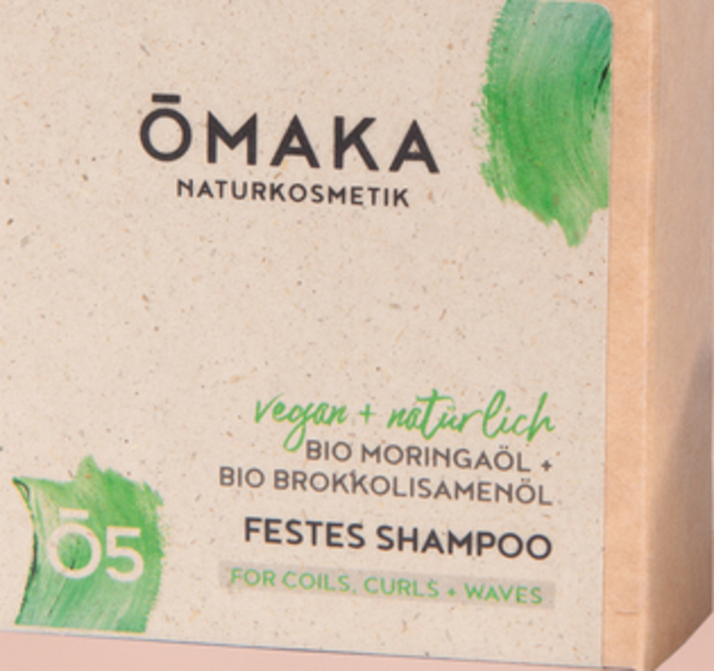 ŌMAKA Festes Shampoo BIO Moringaöl & BIO Brokkolisamenöl
