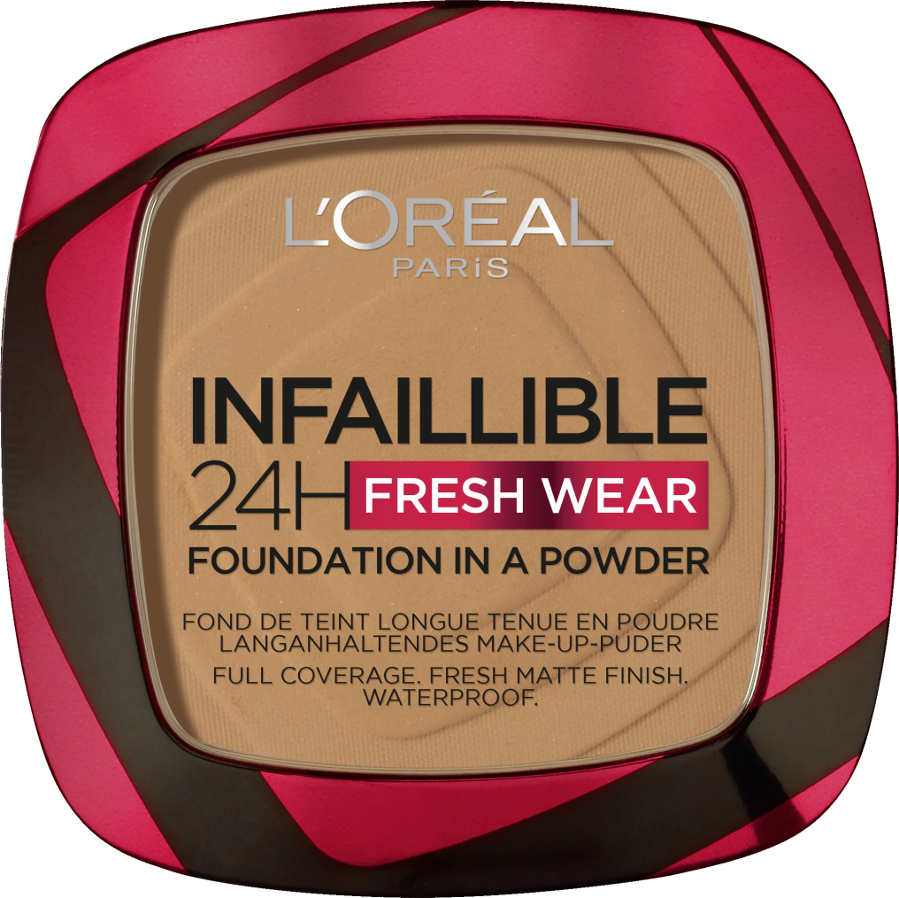 L’Oréal Paris Infaillible 24H Fresh Wear Make-Up-Puder 330 Hazelnut