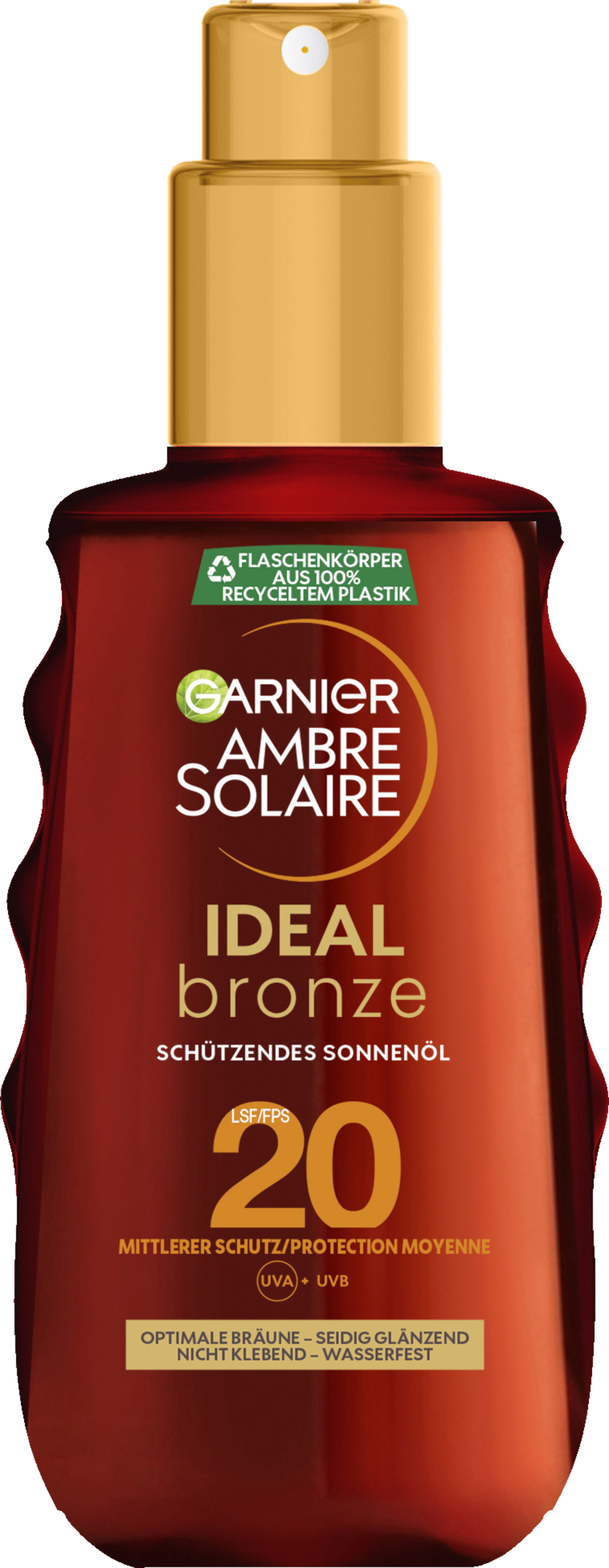 Garnier Ambre Solaire Sonnenöl-Spray Ideal Bronze LSF 20