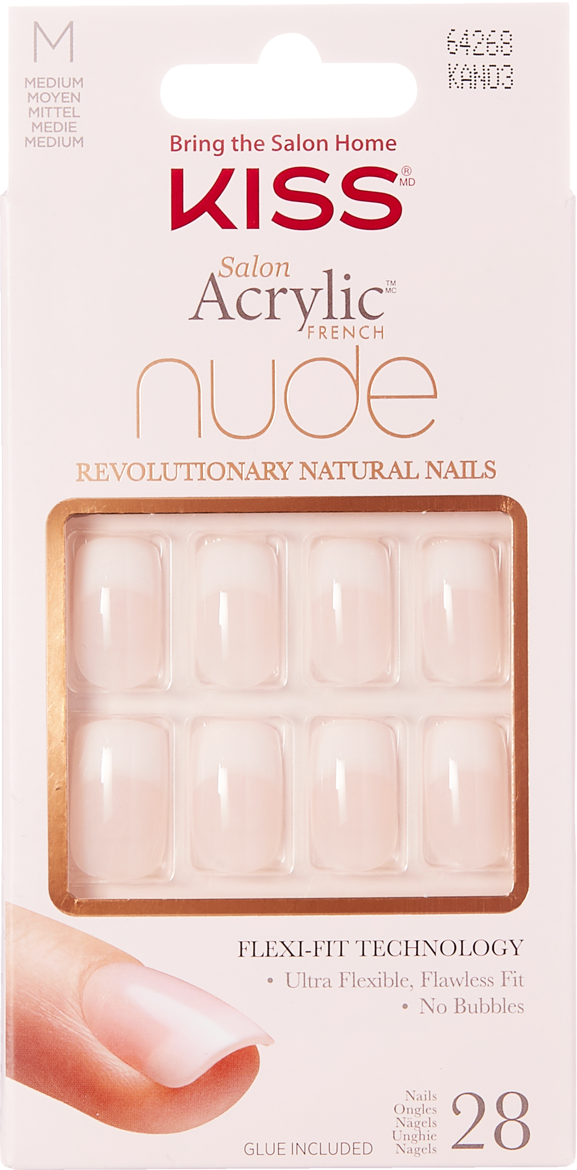 KISS Salon Acrylic Nude French Nails selbstklebende Fingernägel Cashmere online kaufen rossmann.de