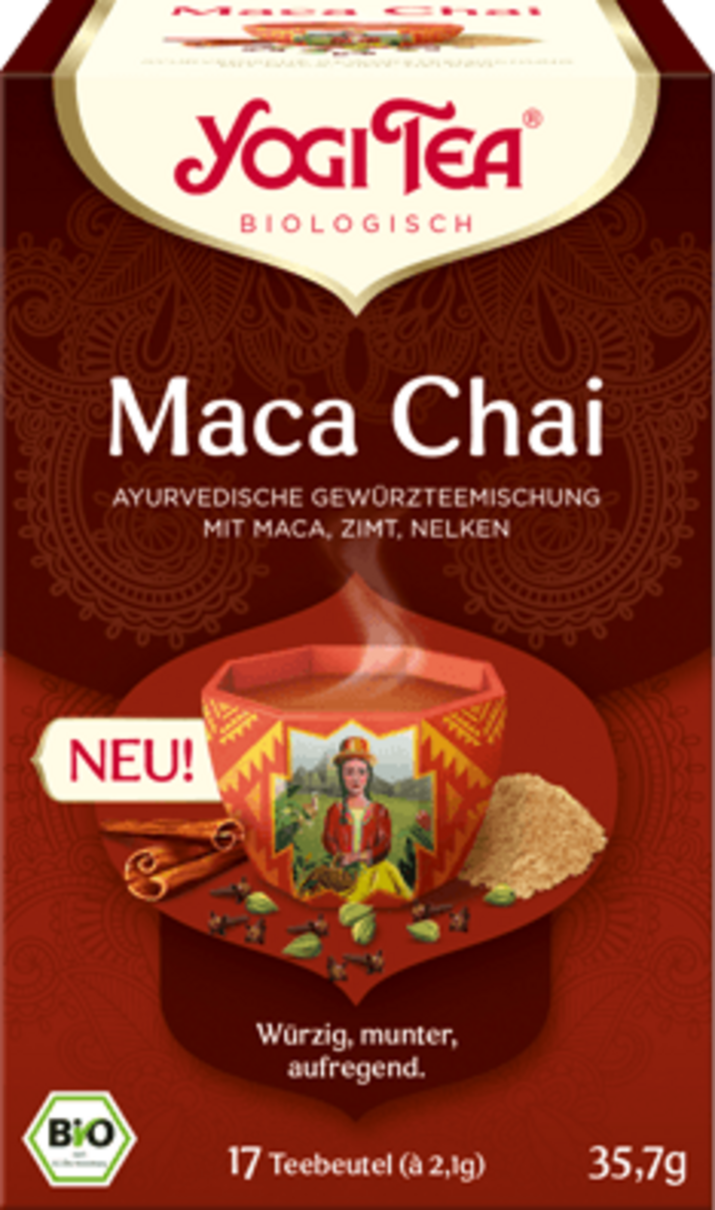 Yogi Tea Bio Maca Chai Tee