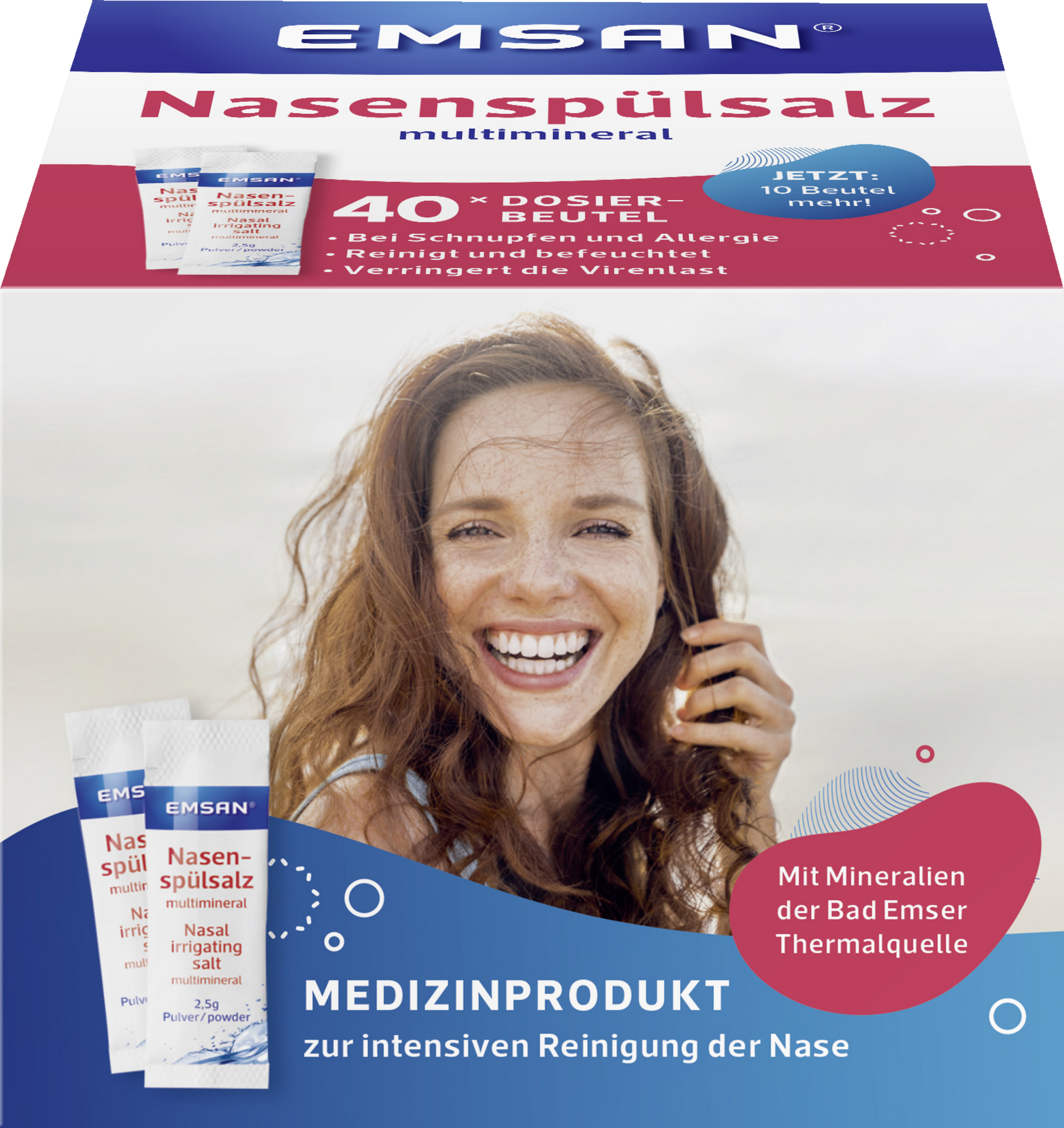 Emsan Nasenspülsalz multimineral