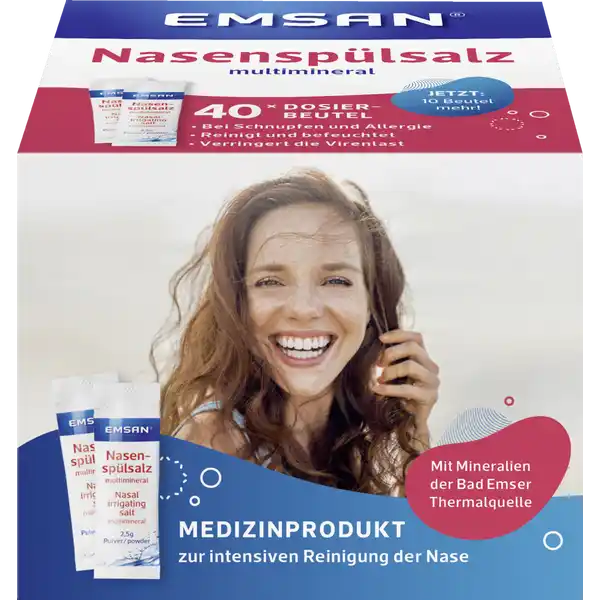 ملح لغسيل الأنف متعدد المعادن