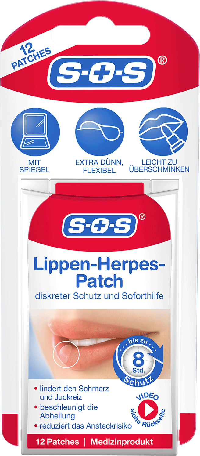 SOS Lippenherpes-Patch