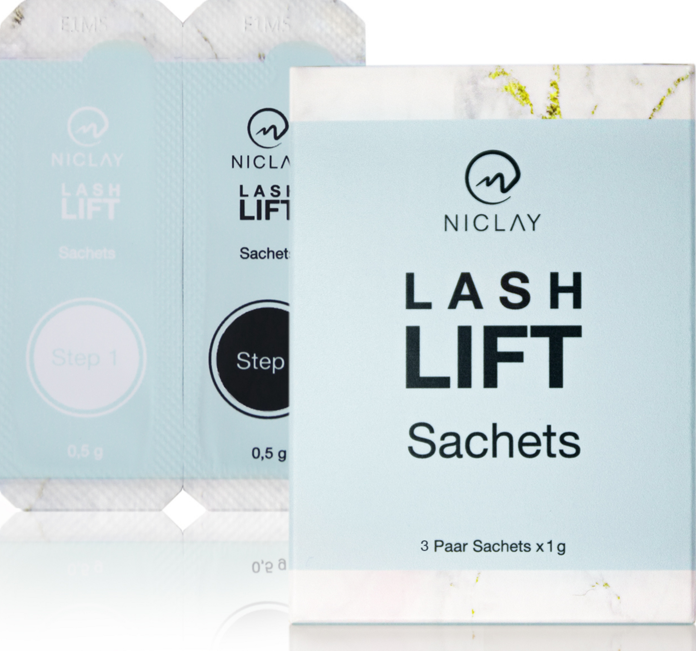 NICLAY Lash Lift Zubehör Sachets 3 Anwendungen