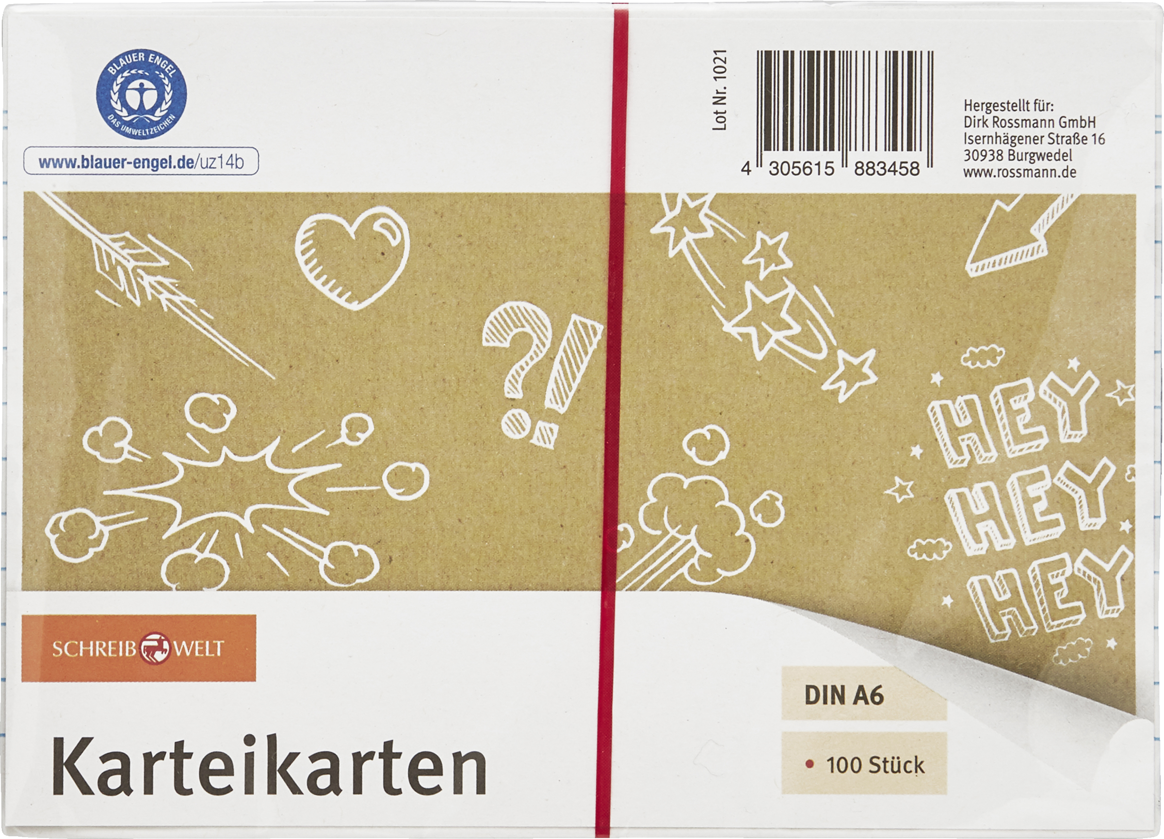 SCHREIBWELT Karteikarten DIN A6