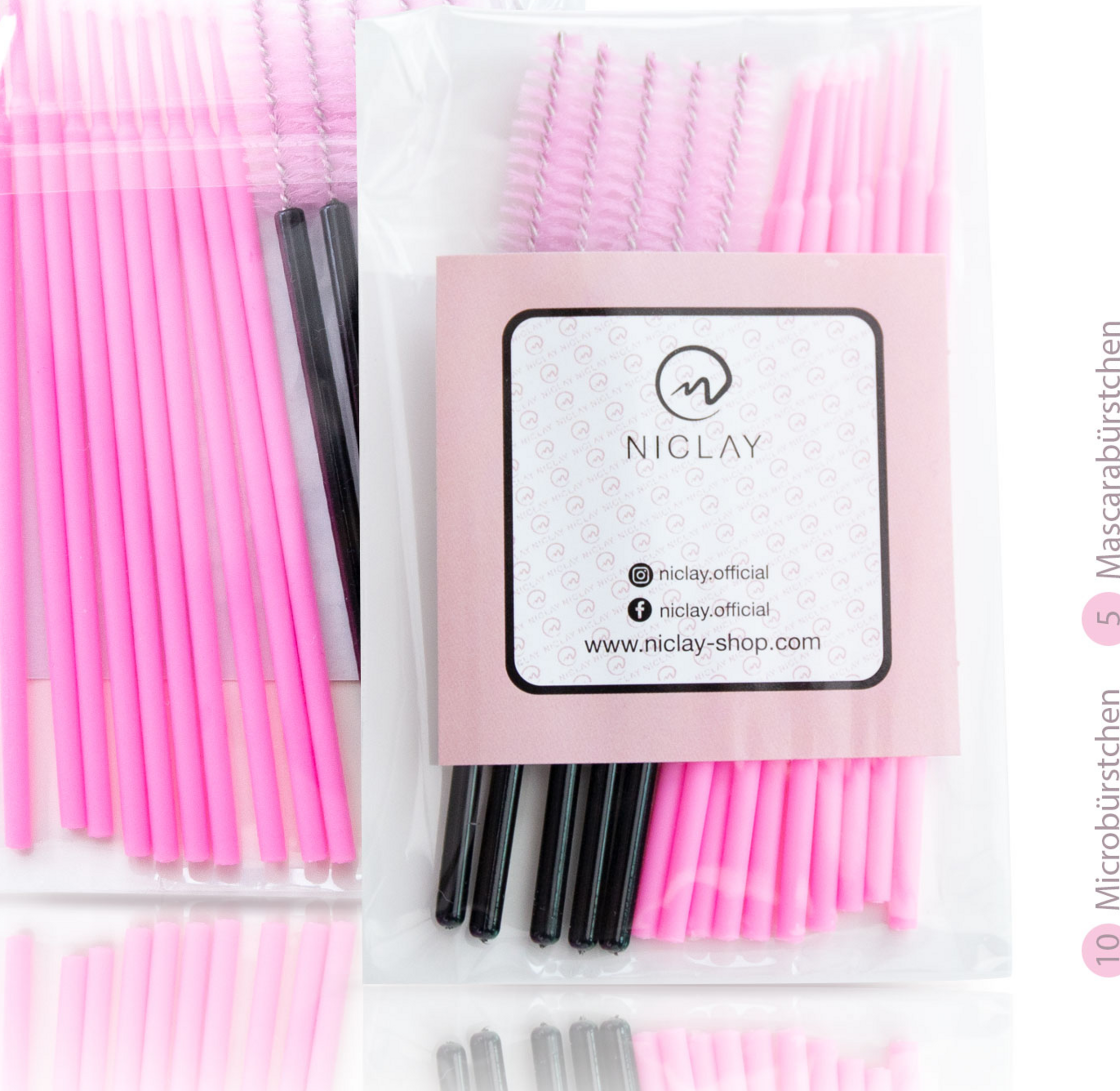 NICLAY Microbürstchen & Mascarabürsten