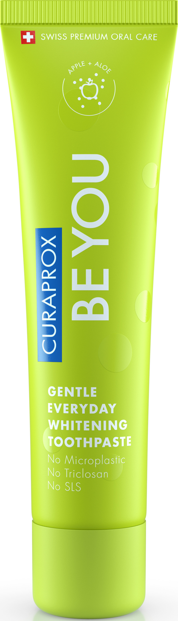 معجون أسنان Be you للتبييض بنكهة التفاح + الألوفيرا