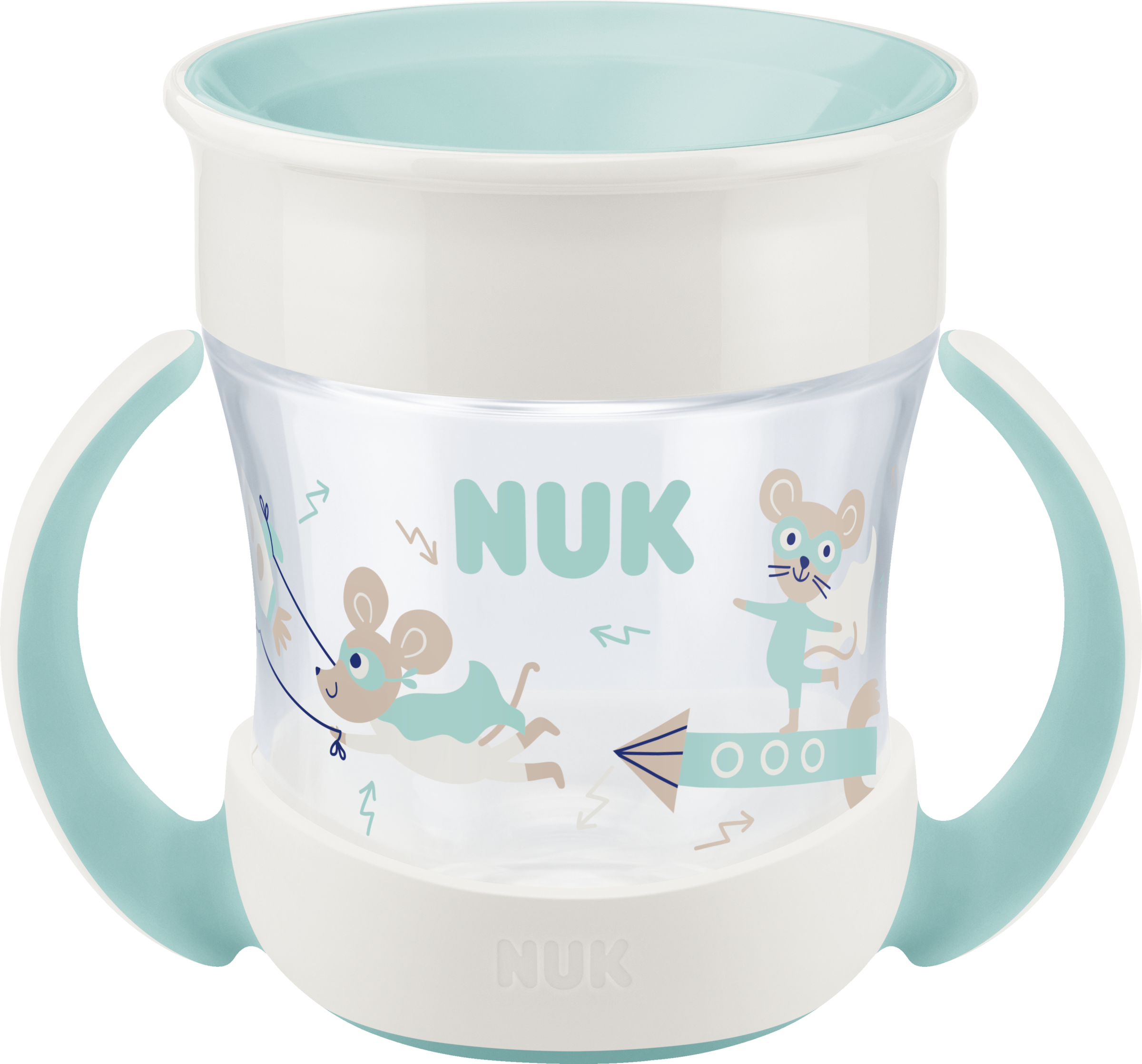 NUK Mini Magic Cup Trinklernbecher, mint, 160 ml
