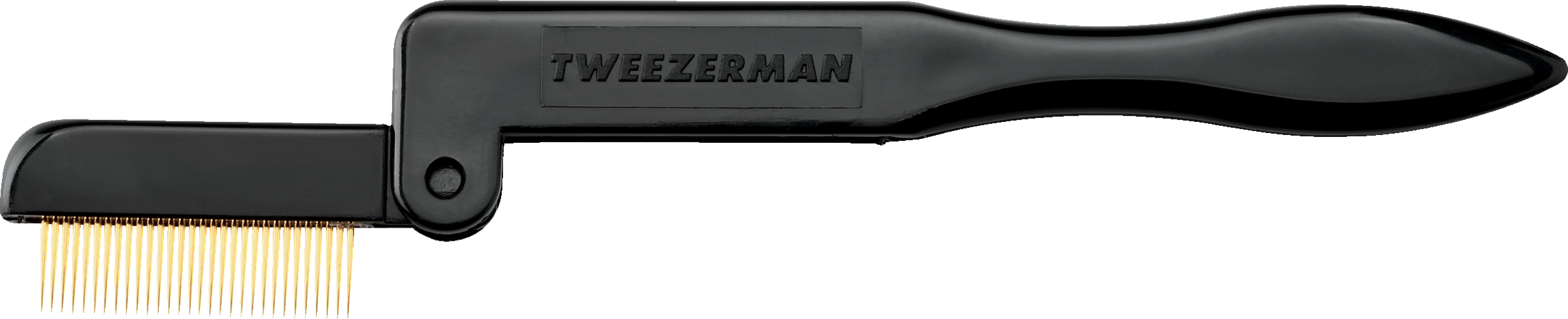 Tweezerman Folding Ilashcomb - Wimpernkamm, Black