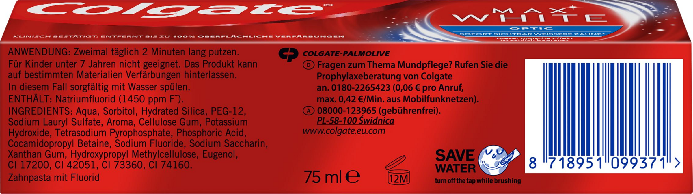 Max White Optic Zahnpasta 3