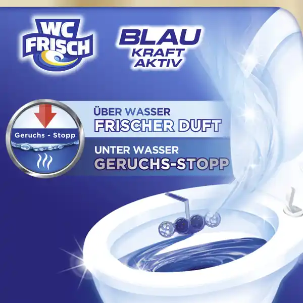WC FRISCH WC Reiniger Blau Kraft-Aktiv Duftspüler Chlor, Super-Pack online  kaufen