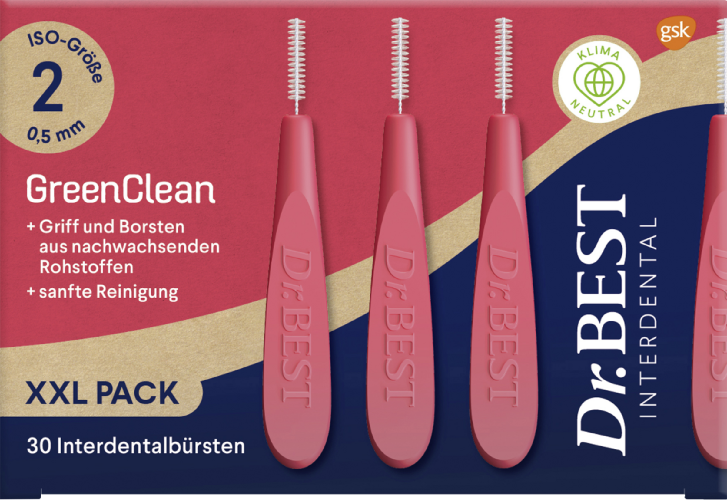 فرش أسنان بين الأسنان GreenClean حجم 2