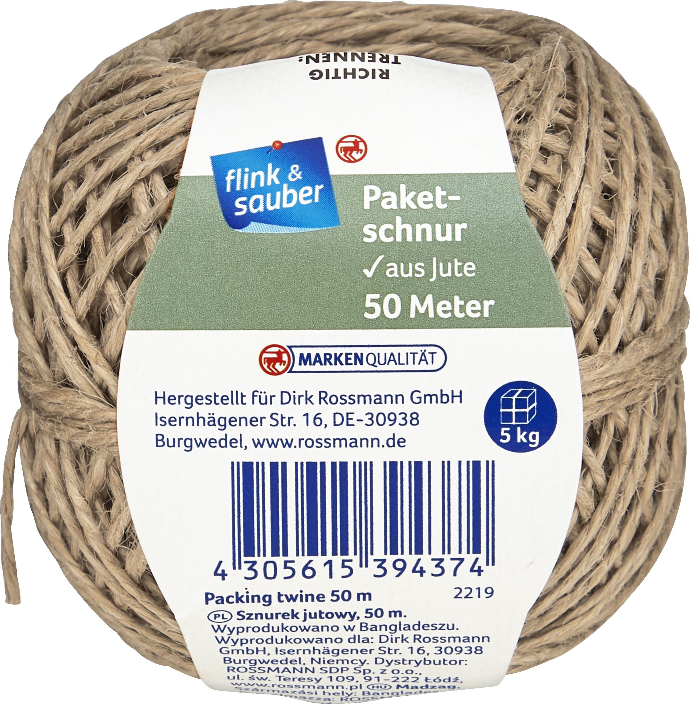 flink & sauber Paketschnur