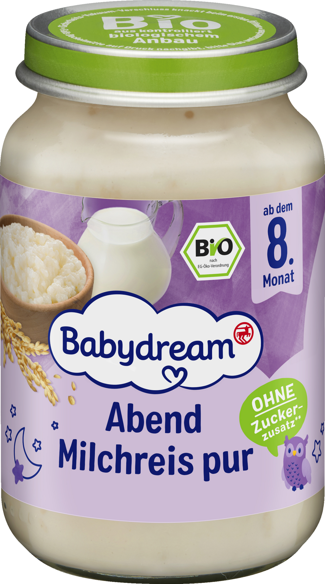 Babydream Bio Abend Milchreis pur