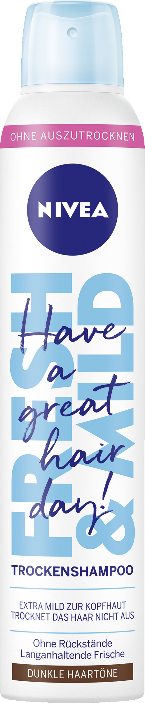 NIVEA Fresh & Mild Trockenshampoo dunkle Haartöne