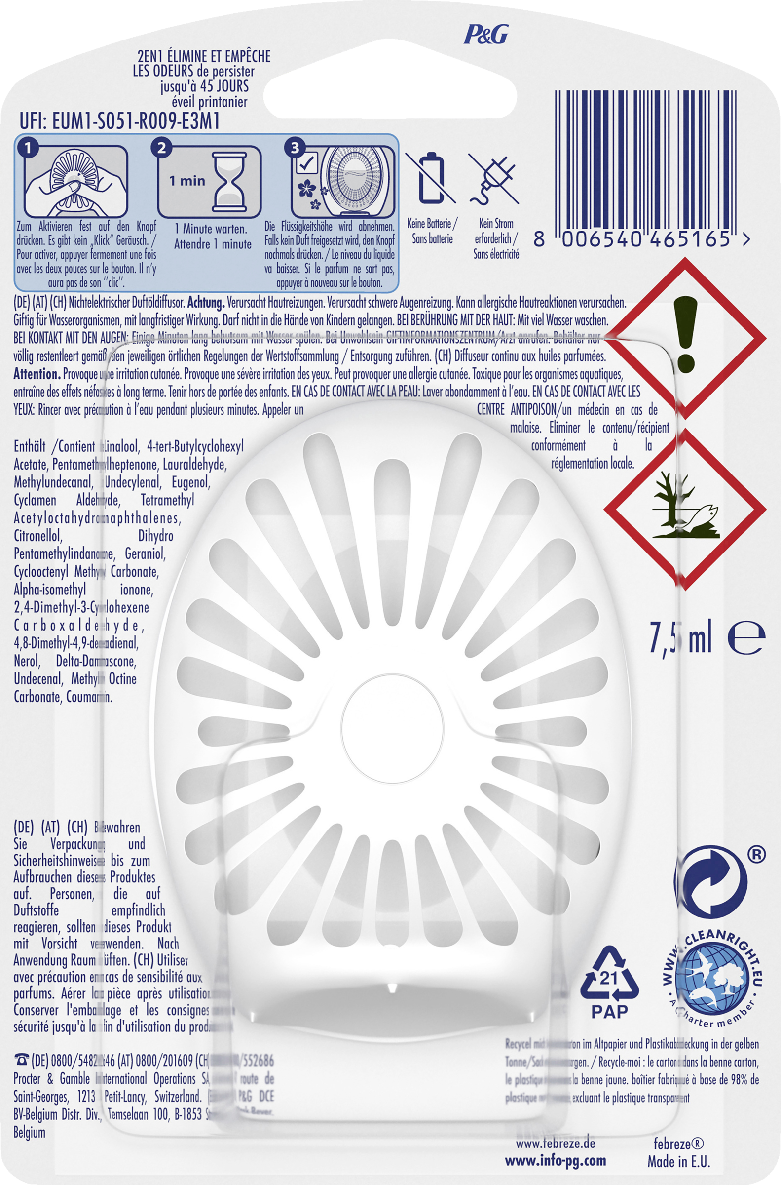 febreze Bad Lufterfrischer Lenor Aprilfrisch online kaufen rossmann.de