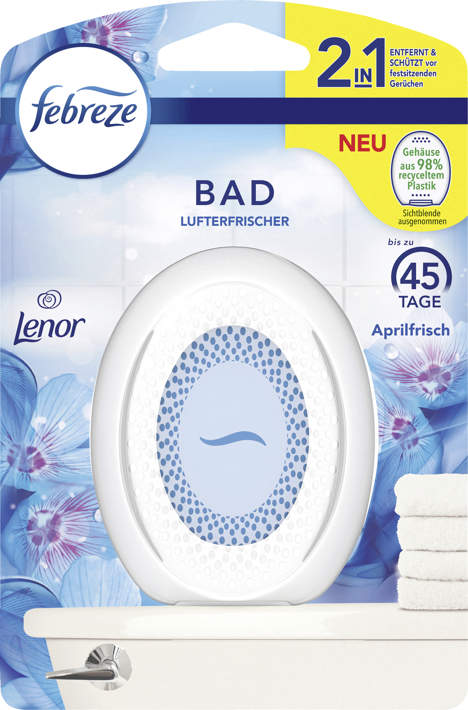 febreze Bad Lufterfrischer Lenor Aprilfrisch