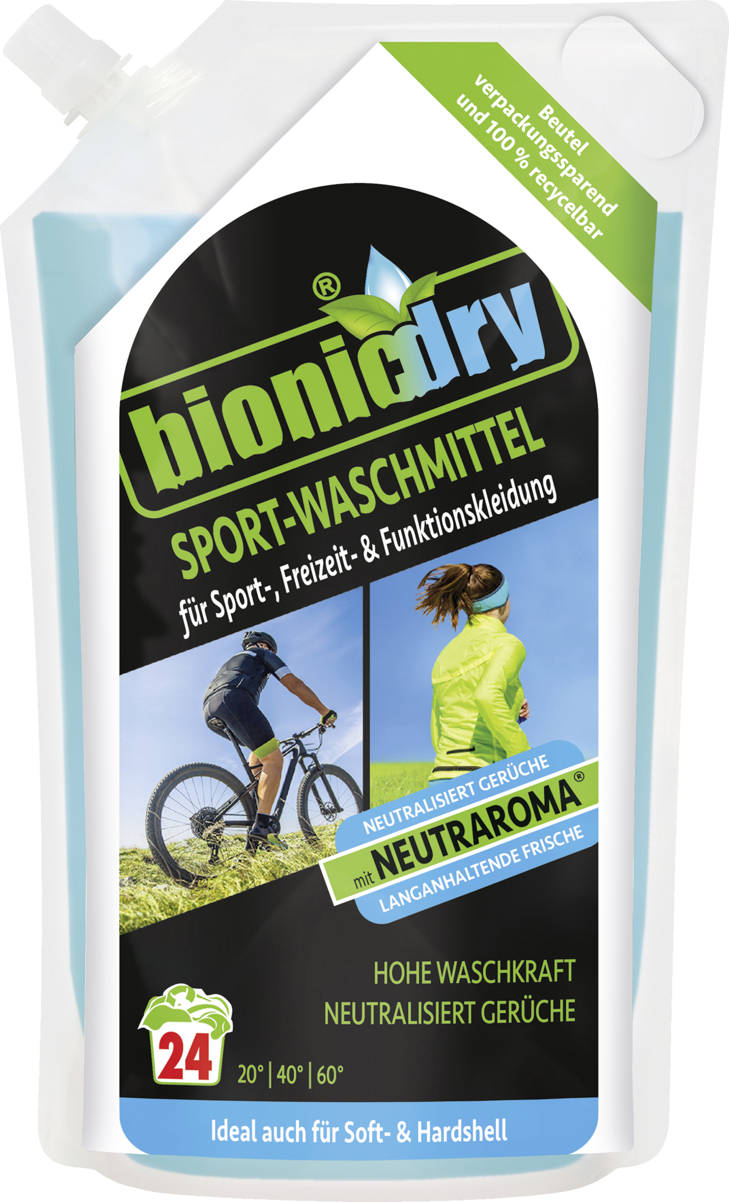 bionicdry Sport-Waschmittel Flüssig 24 WL