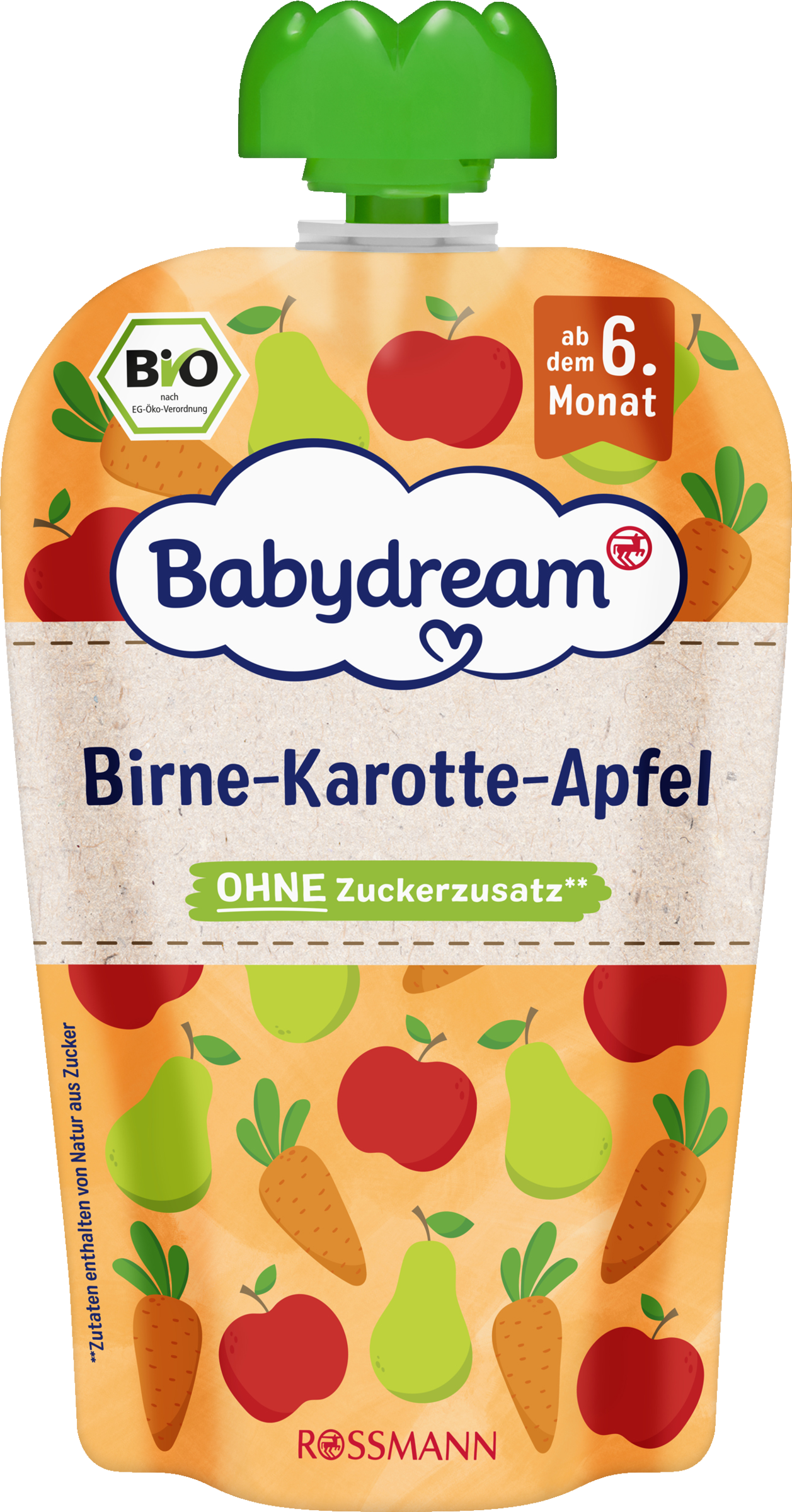 Babydream Birne-Karotte-Apfel Pouch