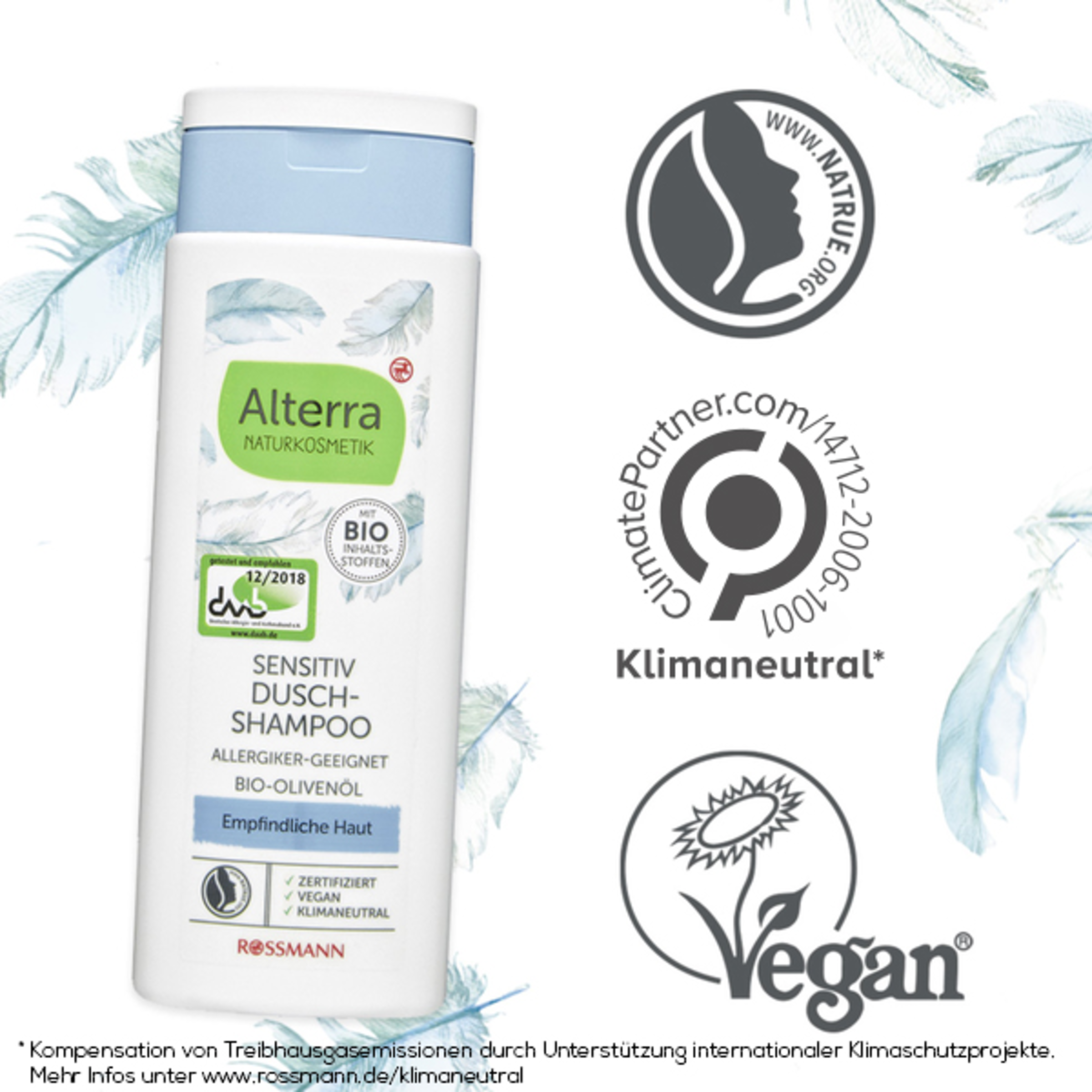 Alterra NATURKOSMETIK Sensitiv DuschShampoo Parfümfrei online kaufen rossmann.de