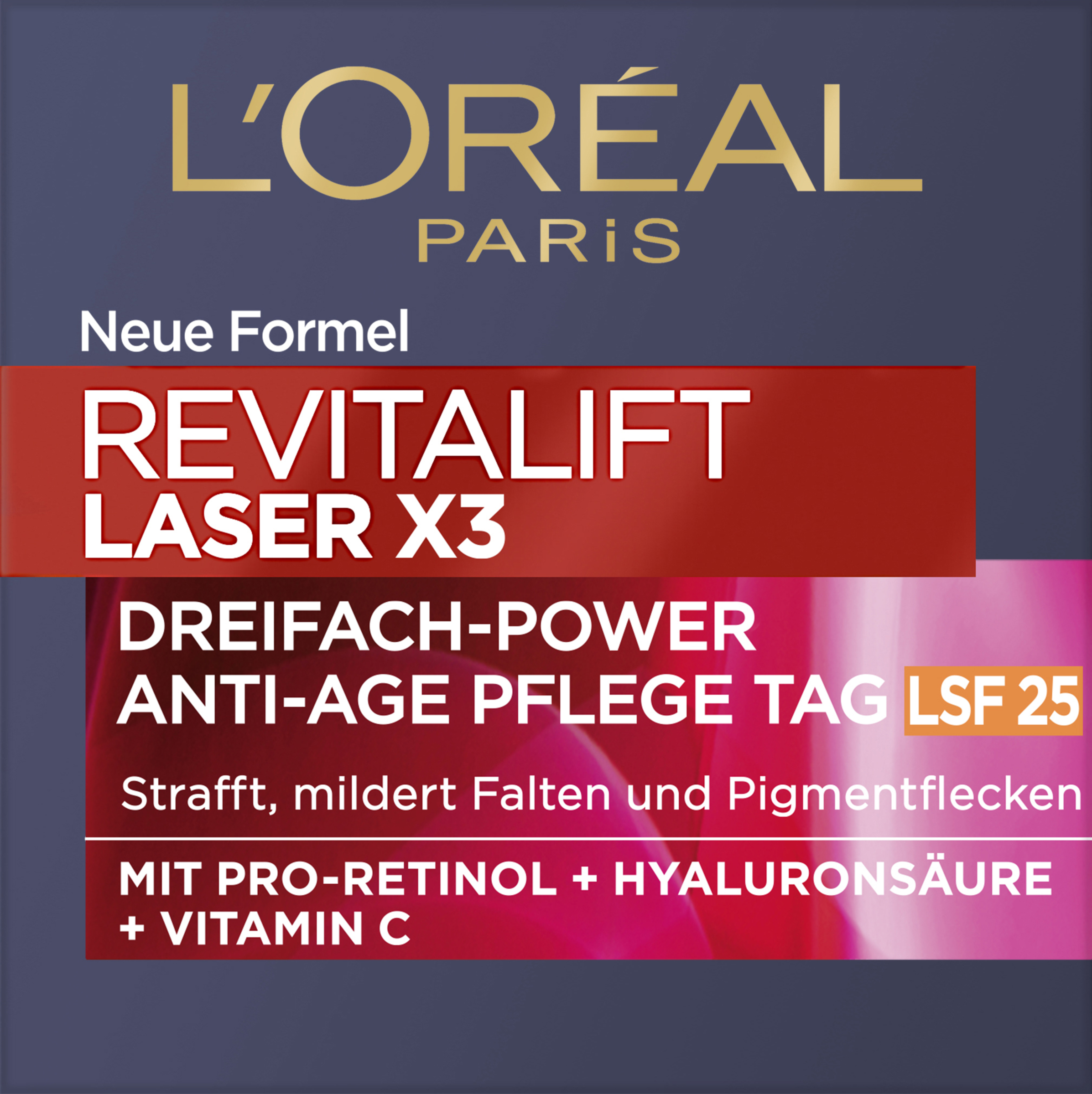 Anti-Age Tagescreme Laser X3 Dreifach-Power LSF 25