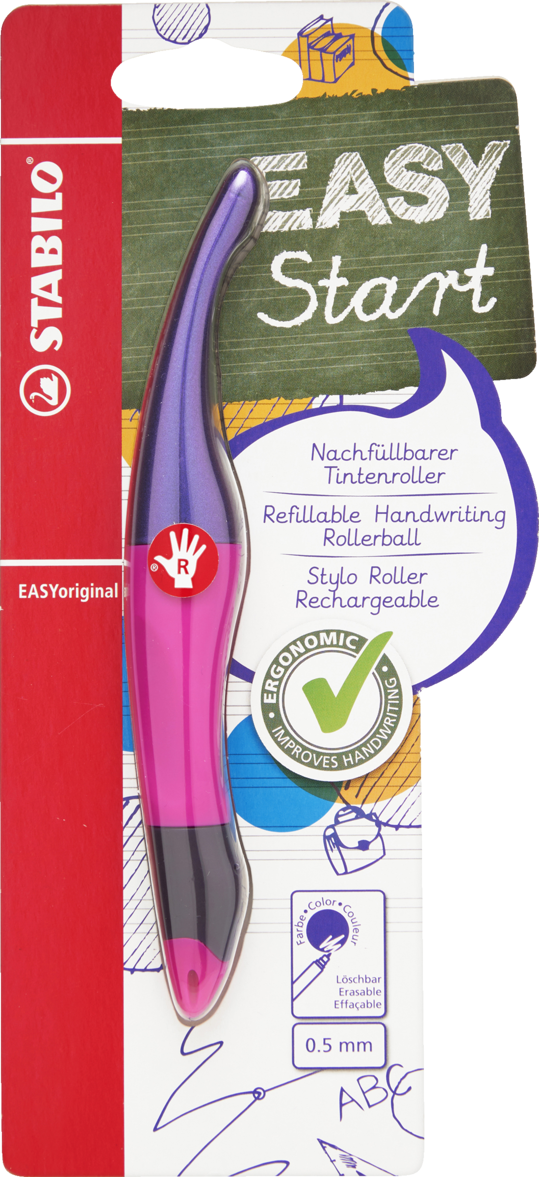 STABILO Stab. Easyoriginal sort. rechts