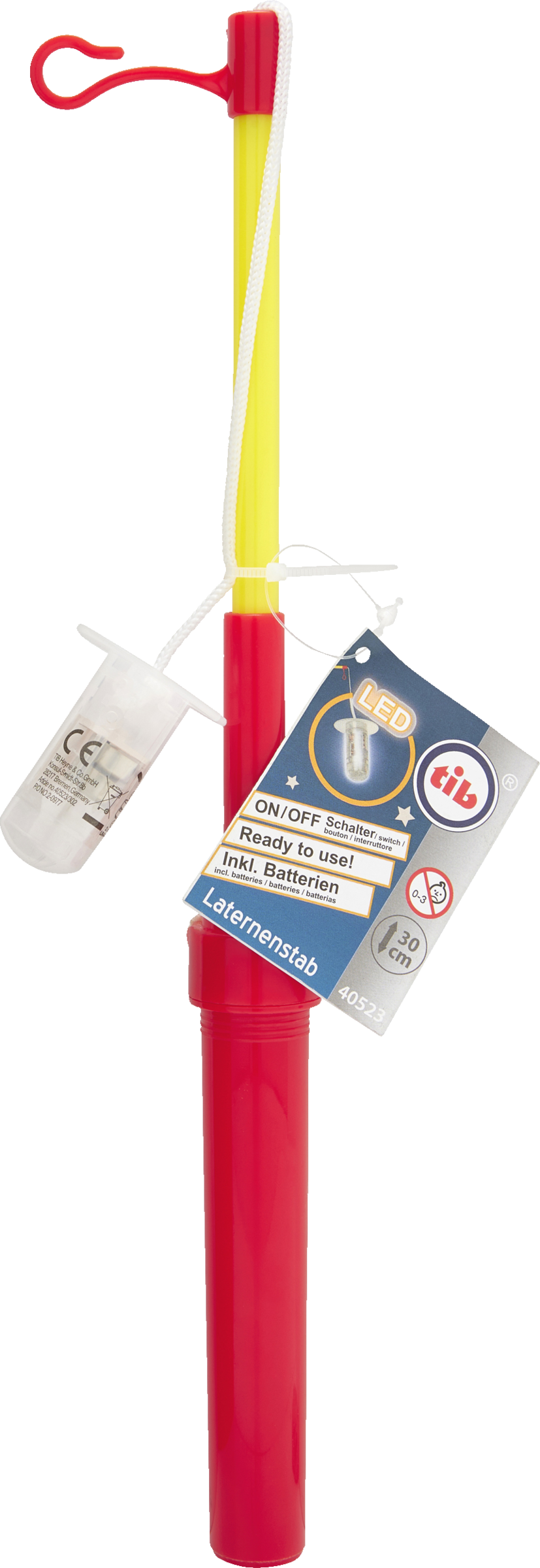 Happy People tib Laternenstab mit LED-Licht