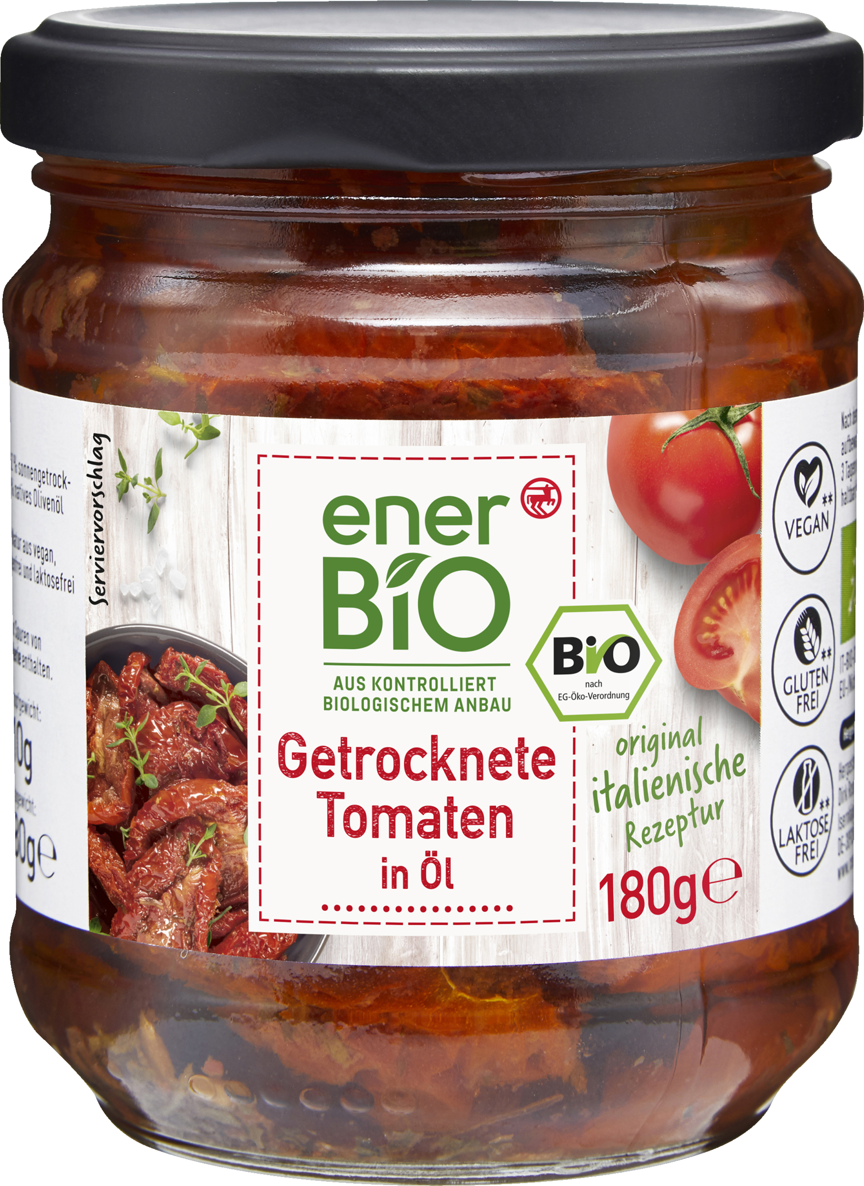 enerBiO Getrocknete Tomaten in Öl