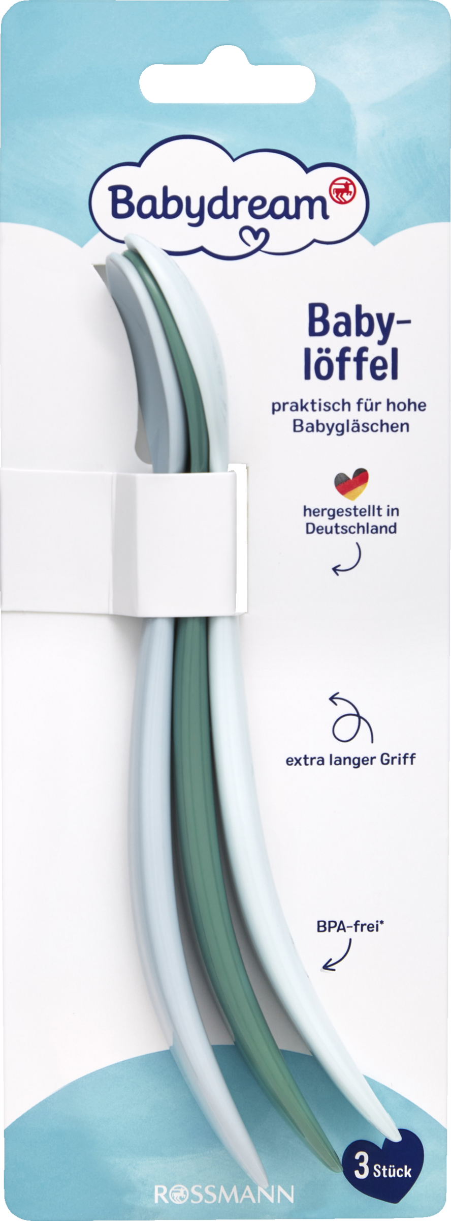Babydream Babylöffel 3er, LANG