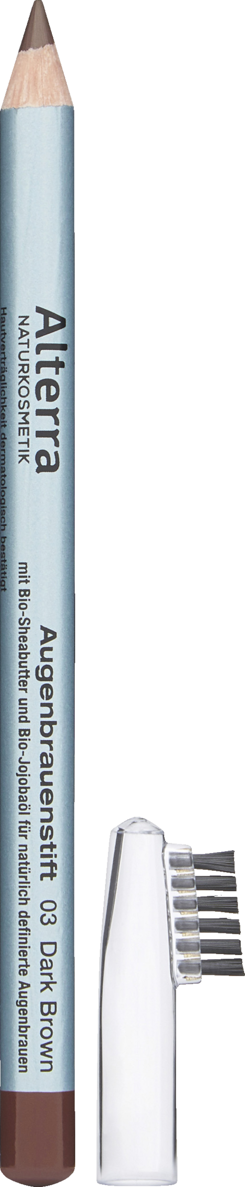 Alterra NATURKOSMETIK Augenbrauen Stift 03 - Dark Brown