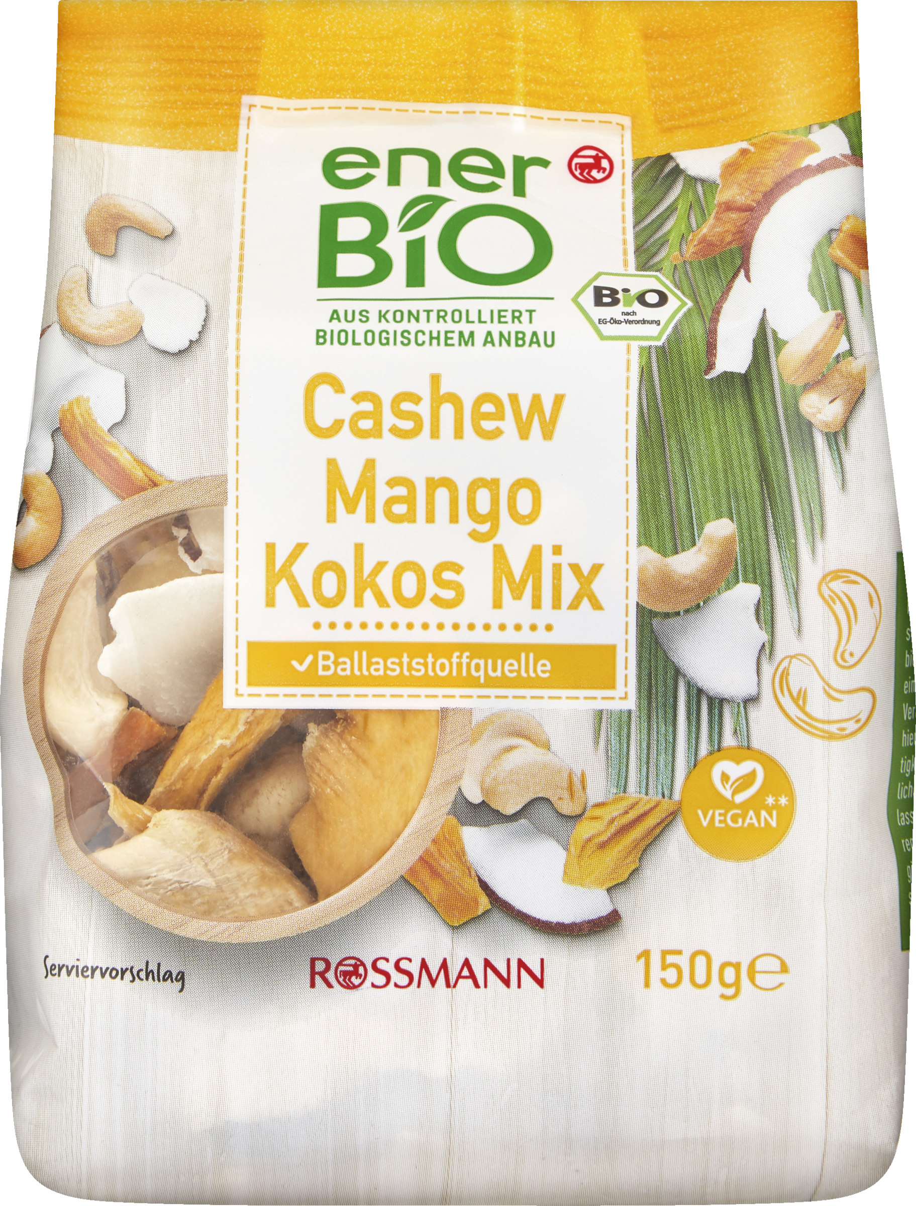 enerBiO Cashew Mango Kokos Mix