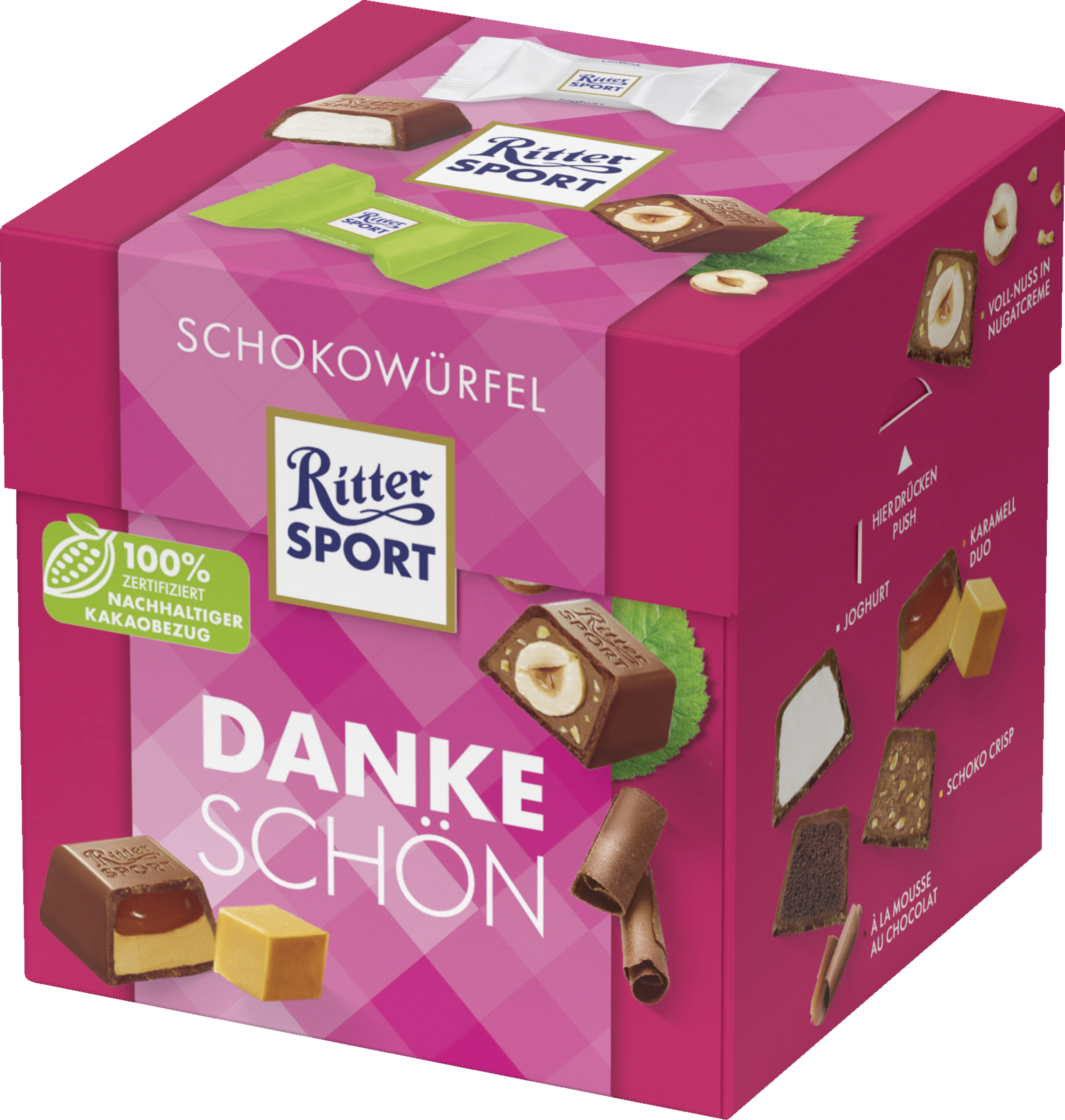 Schokowürfel Dankeschön Box