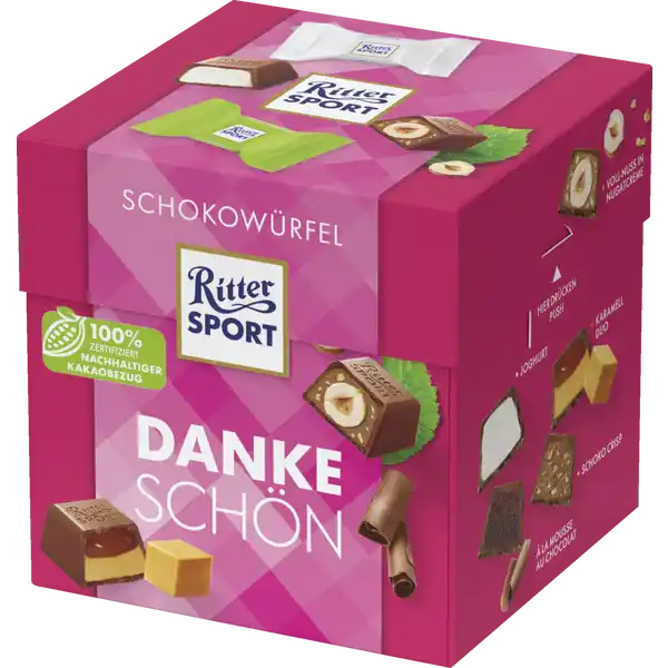Schokowürfel Dankeschön Box