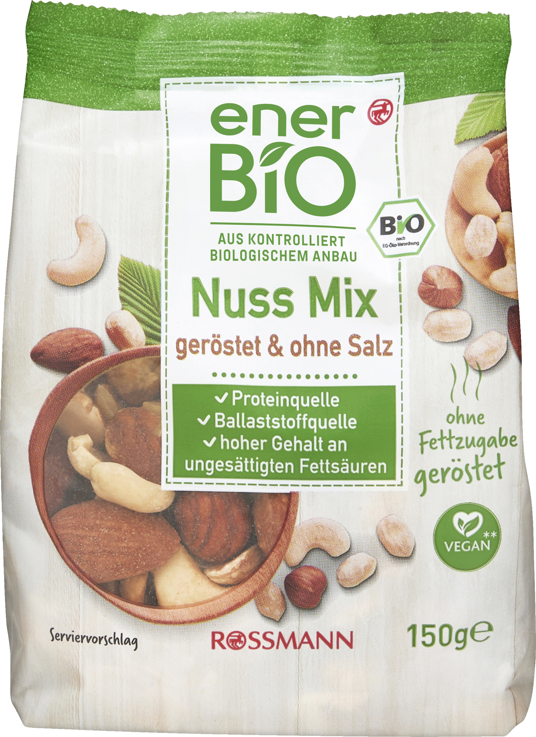 Nuss Mix geröstet & ohne Salz