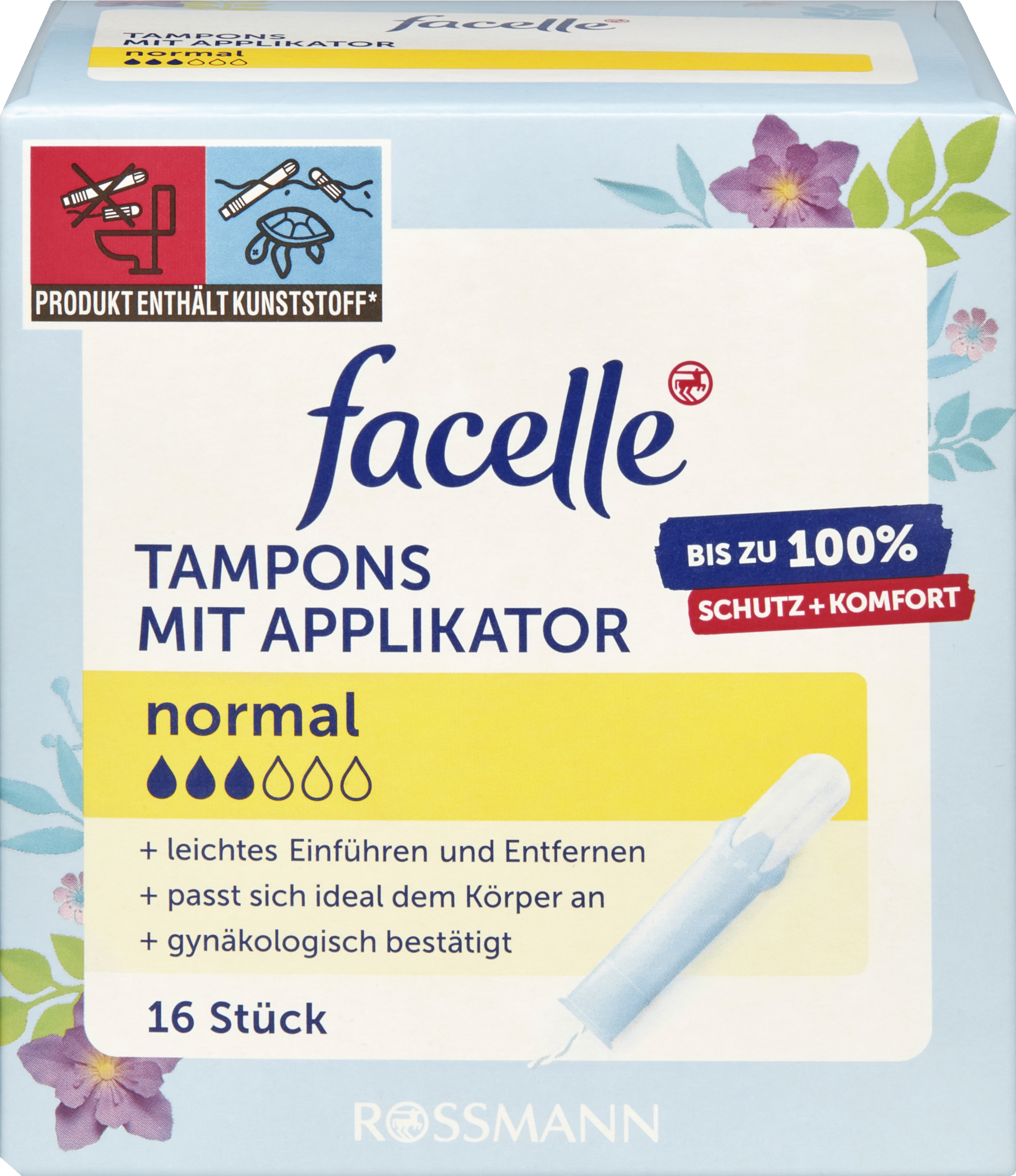 facelle Tampons mit Applikator normal online kaufen rossmann.de