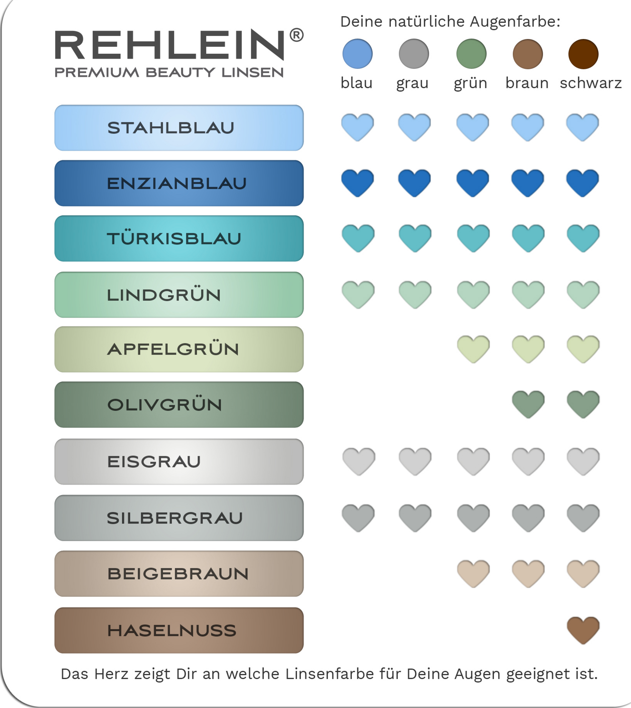 عدسات تجميل بنكهة البندق 13