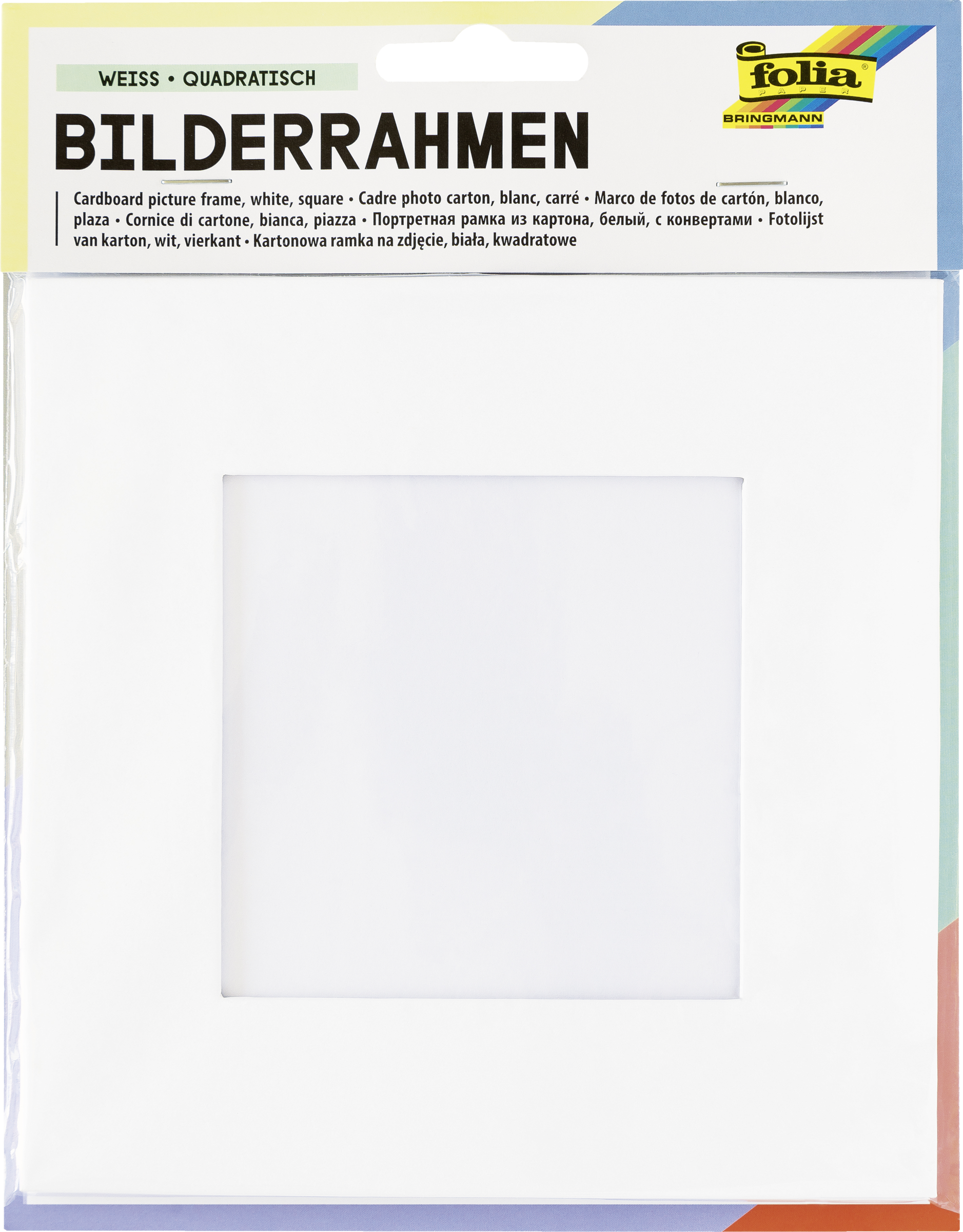 folia Bilderrahmen blanko quadratisch