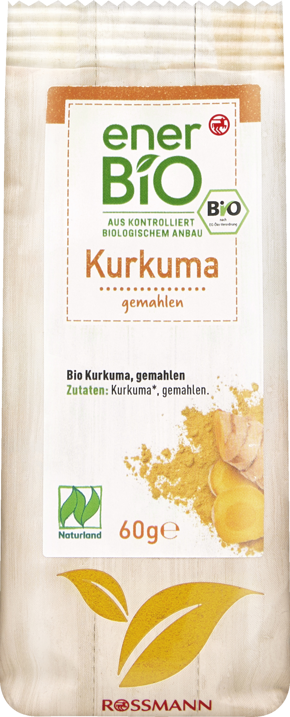 enerBiO Kurkuma gemahlen Naturland