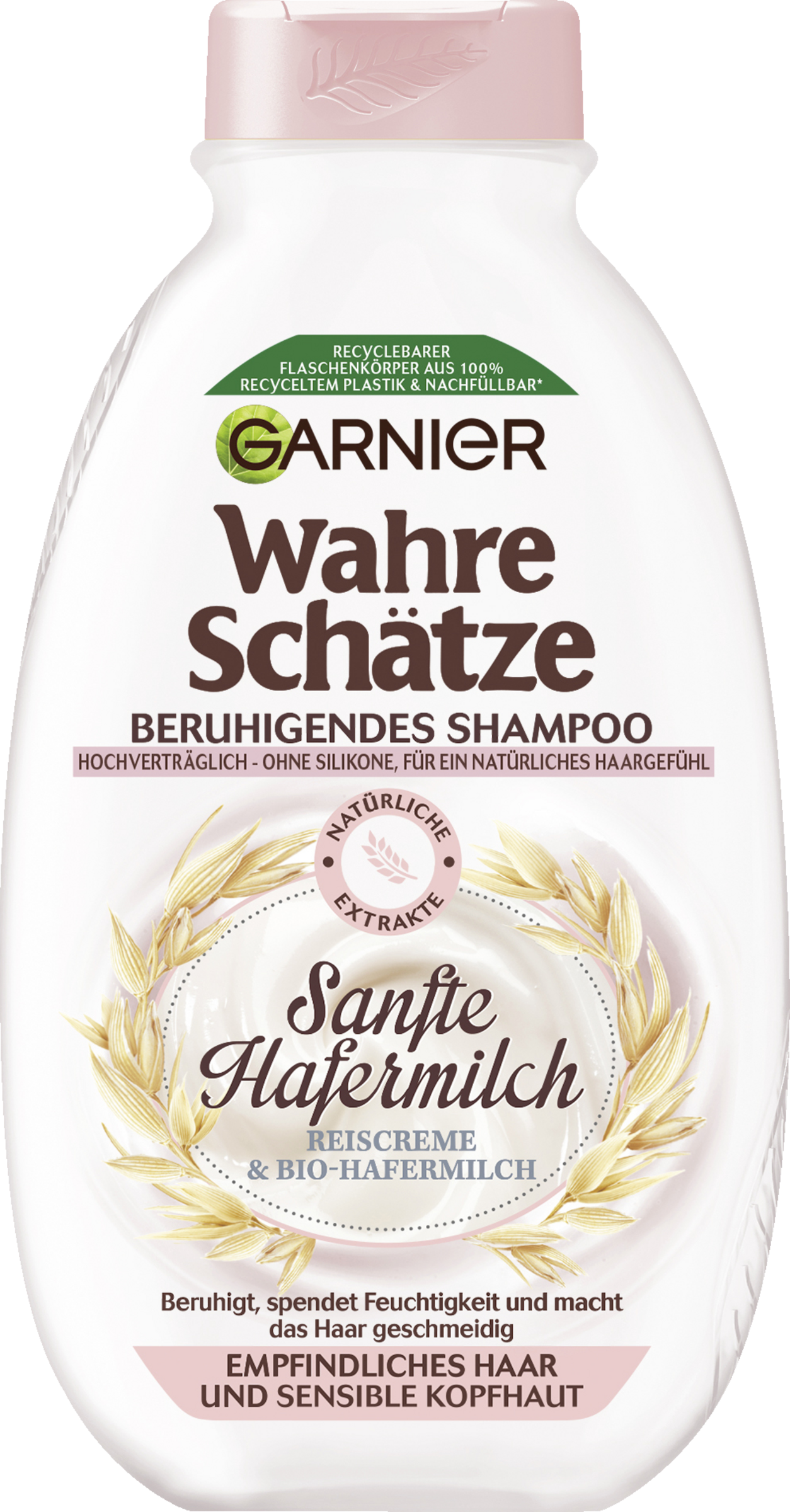 Garnier Wahre Schätze Shampoo Sanfte Hafermilch Empfindliches Haar & Sensible Kopfhaut