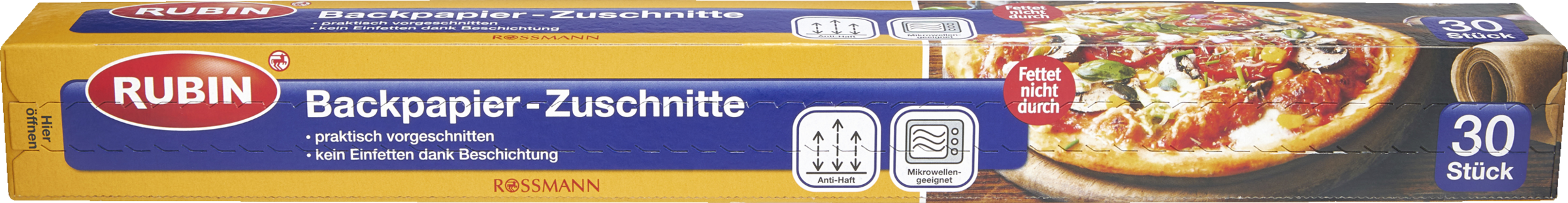 RUBIN Backpapier-Zuschnitte