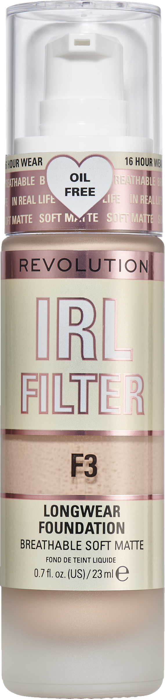 Revolution Makeup Revolution RL Filter Longwear Foundation F3 online