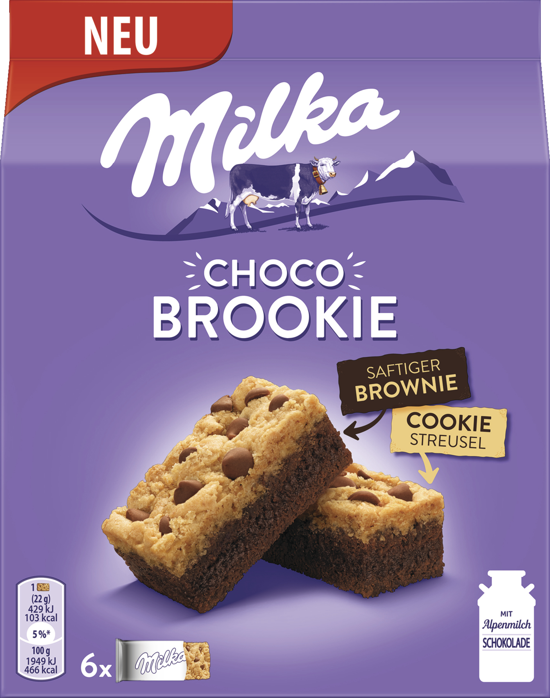 Milka Choco Broockie (6 Stück)