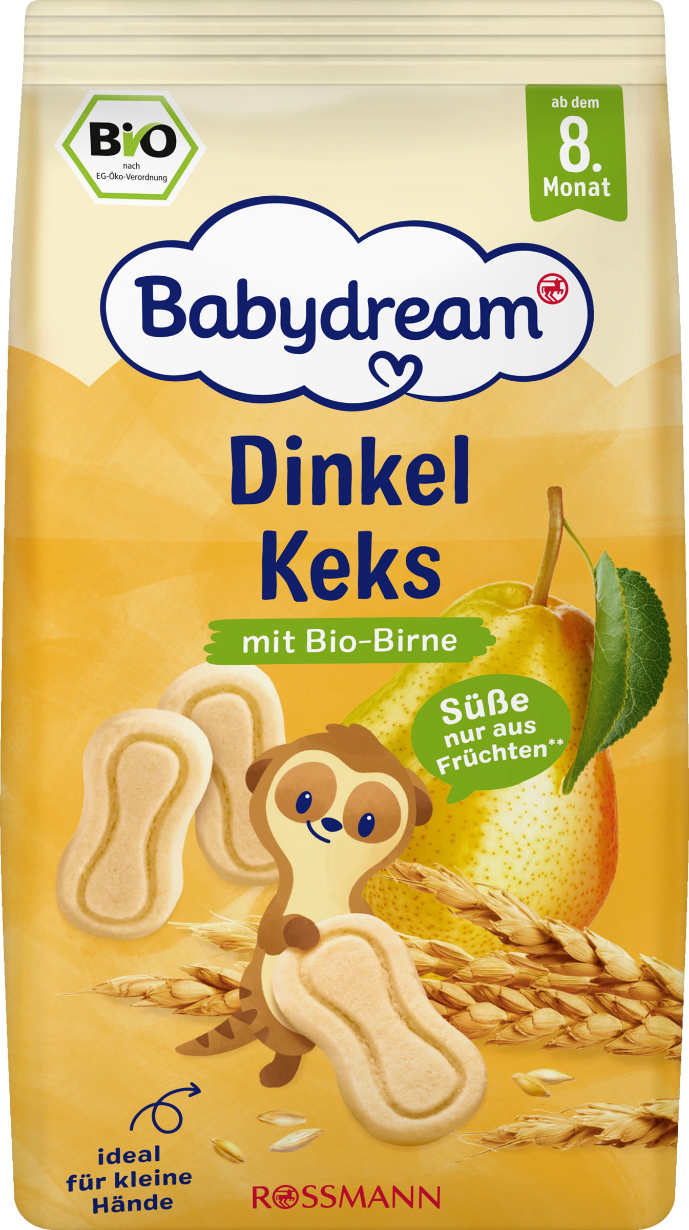 Bio Dinkelkeks mit Bio Birne