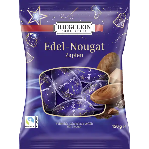 Edel-Nougat Zapfen